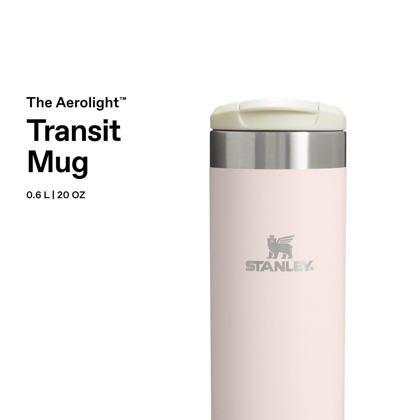 Stanley 1913 Aerolight Transit Thermo Mug 0.6L Rose