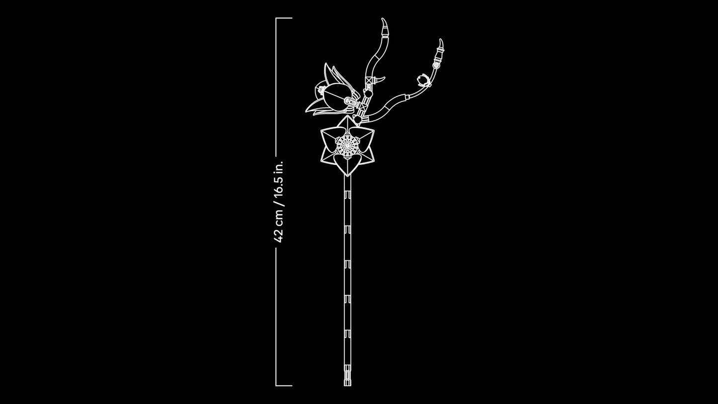 LEGO Botanicals Magnolia Branches - Artificial Flower Set for Adults - 5 Artificial Magnolias for Decoration in the Living Room or Bedroom - DIY Gift Idea for Women - 11510