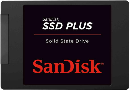 SanDisk SSD Plus Internal SSD Hard Drive 240GB (Faster Startup, Shutdown and Loading, Read Speed 530MB/s, Write Speed 440MB/s, Shockproof) Solid State Drive - SDSSDA-240G-G26