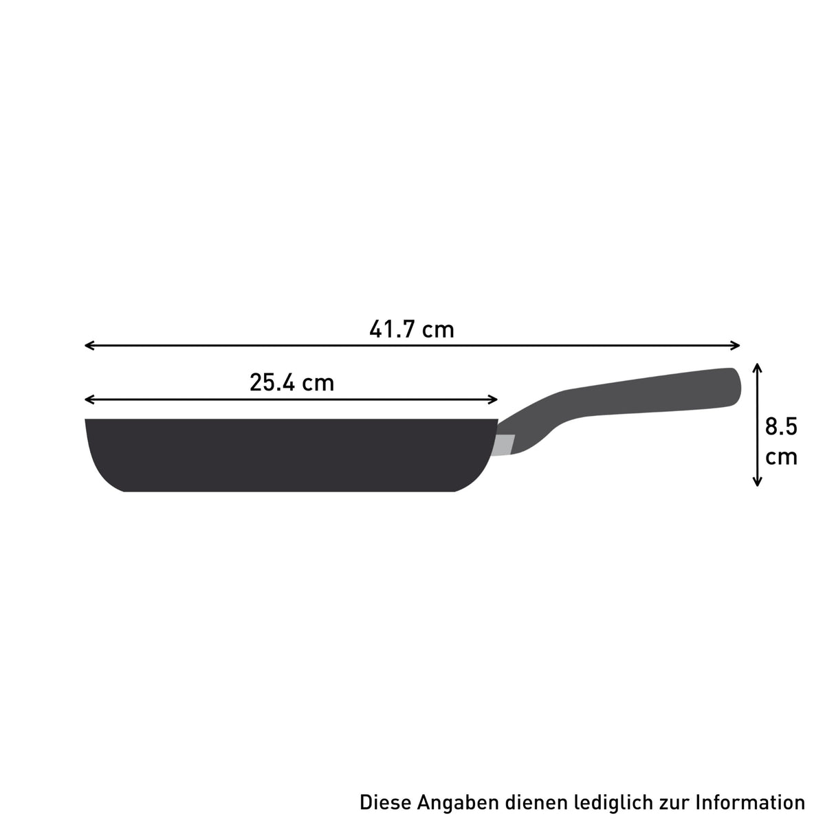 Tefal Duetto On tigaie pentru prăjit 24 cm, Go Ceram acoperire ceramică antiaderentă, Thermo-Signal, mâner fixat, potrivită pentru toate tipurile de plite, durabilă, oțel inoxidabil, G7660434