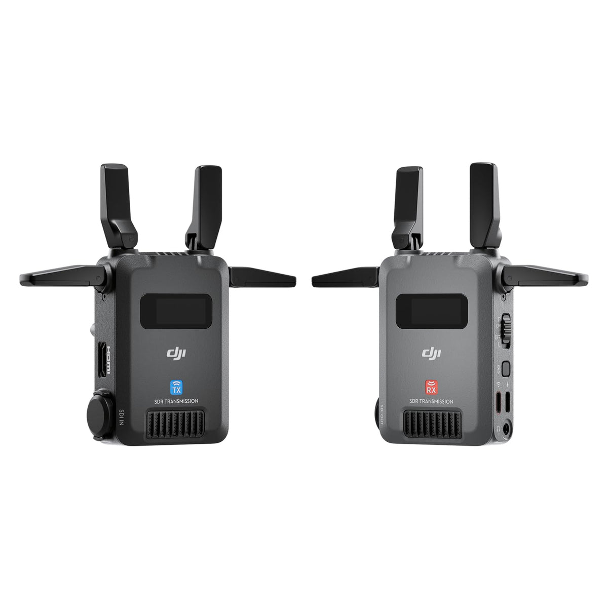 DJI SDR Transmission Combo, 3 km 1080p/60fps SDR wireless video transmission, transmitter & receiver, stable & anti-interference, strong penetration, high bitrate, USB-C monitoring - 6941565984012