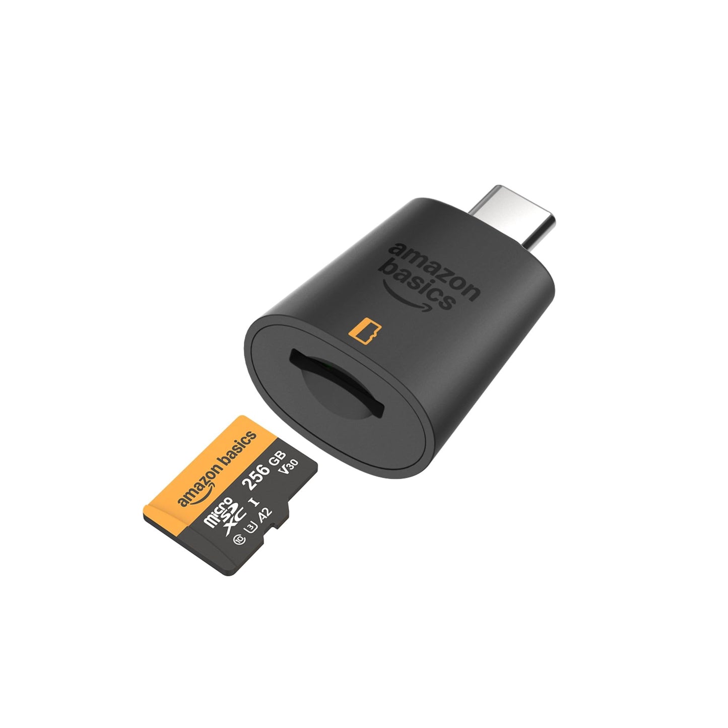 Amazon Basics 256GB microSDXC Card with Adapter, Read Speed up to 200MB/s, Pack of 1 - LSMICRO256GU3-H