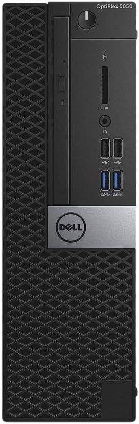 Dell Optiplex 5050 SFF Desktop PC, Intel Core i5-7500, 8 GB RAM, 256 GB SSD, WLAN, Bluetooth, US Layout, Windows 11 Pro (Refurbished)