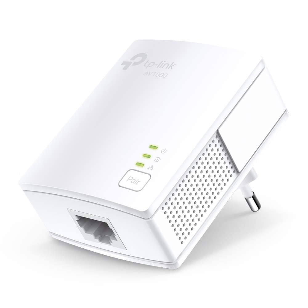 TP-Link Powerline Adapter Set TL-PA717 KIT (1000Mbit/s, Gigabit Port, Plug&Play, Compatible with All HomePlug AV/AV2 Powerline Adapters, Ideal for Media Streaming