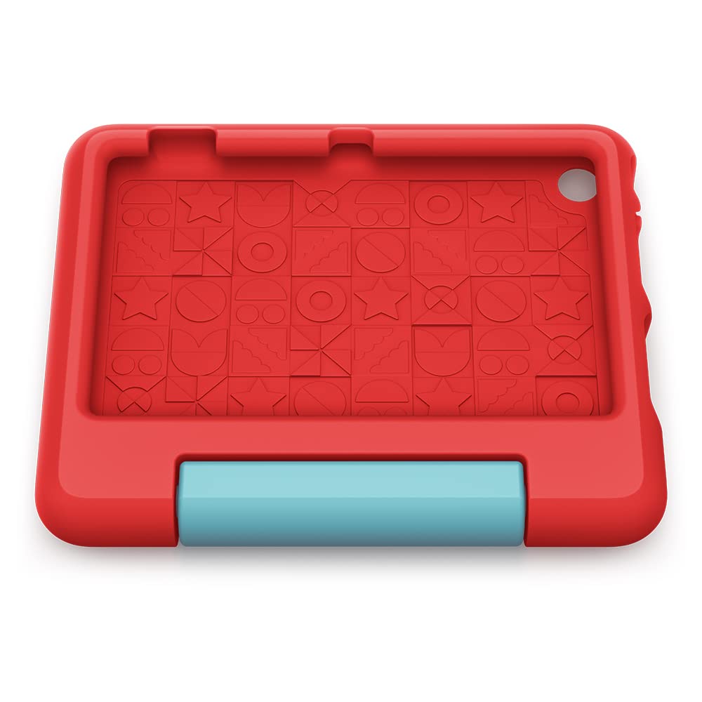 Child-friendly case for Fire 7 tablet (only compatible with 12th generation, 2022), for children aged 3-7, red - 53-028181