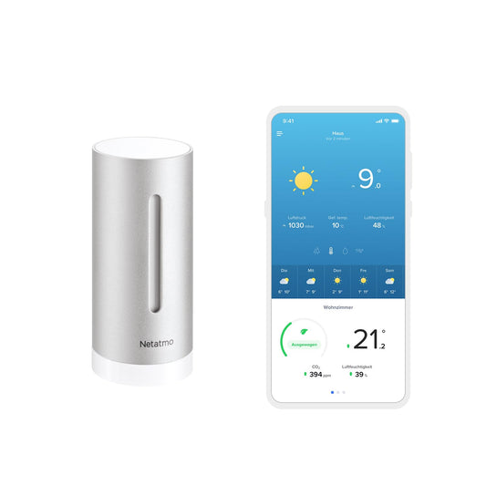 Netatmo Modul suplimentar inteligent pentru stația meteo, argintiu - Netatmo, NIM01-WW