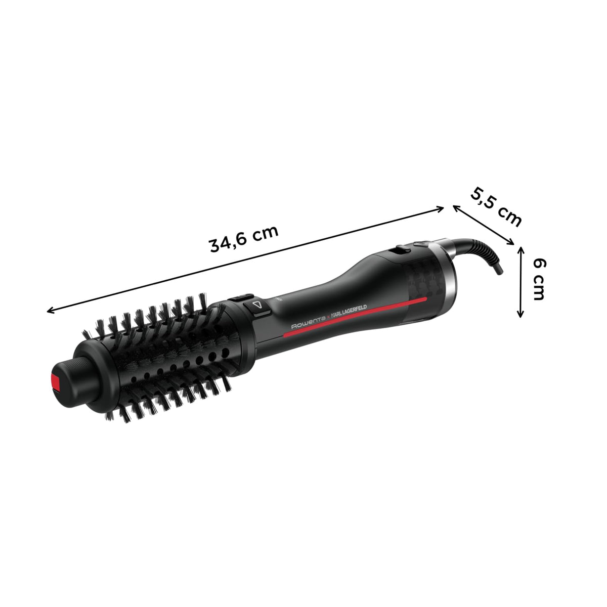 Rowenta x Karl Lagerfeld K/Pro Stylist rotating hot air brush CF961L