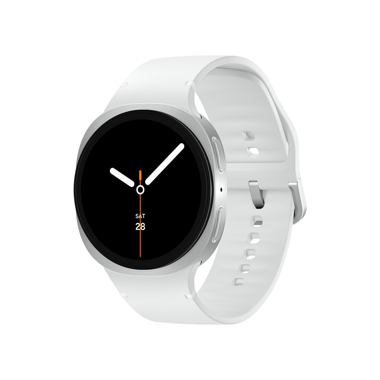 Samsung Galaxy Watch8 Smartwatch with Galaxy AI, fitness watch and fitness tracker, sports band, wellness and sleep coaching, 40 mm, LTE, silver, 3 year manufacturer's warranty - 845780b6-3c3e-4887-9ccc-8e37c6760cef