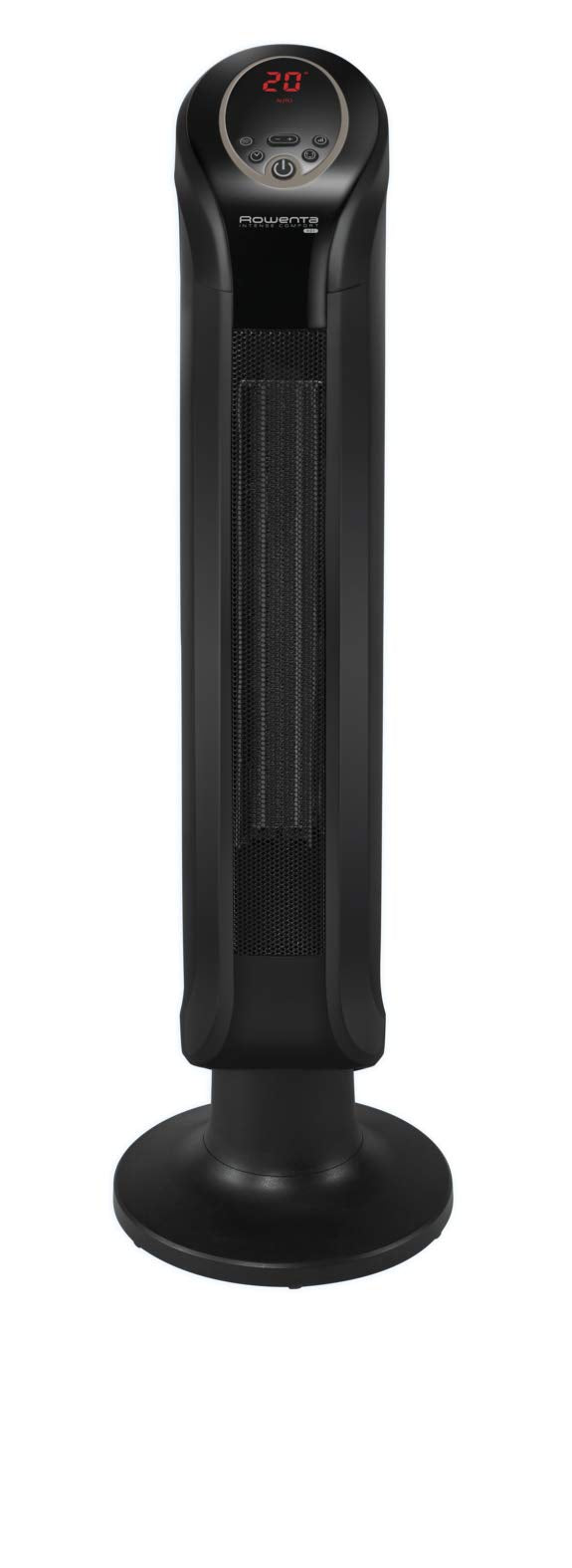 Rowenta SO9420 Intense Comfort Hot Ceramic Tower Heater | Fan Heater | 2400W | Electric Heating | Energy Efficient | Indoor Use, Black, 22.5 x 21.8 x 81.5 cm - SO9420F0