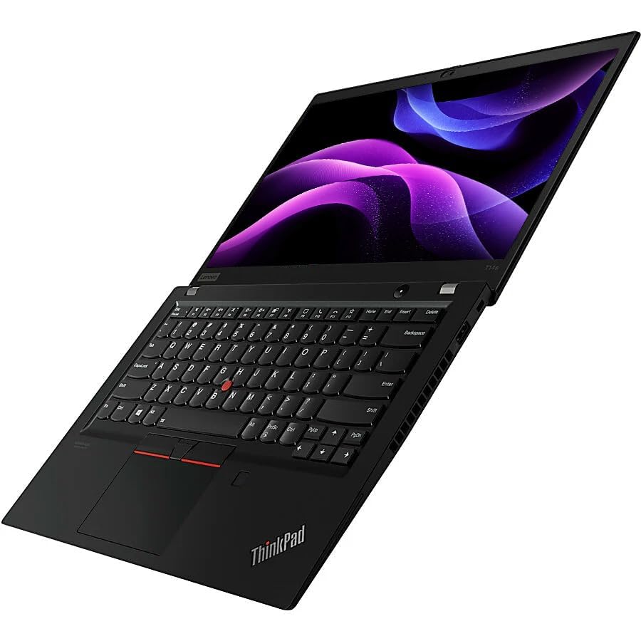 Lenovo ThinkPad T14s Gen 1 Business Laptop, 14-inch FHD (1920x1080), Intel Core i7-10610U, 16 GB RAM, 256 GB SSD, US QWERTY keyboard, Windows 11 Pro (Refurbished)