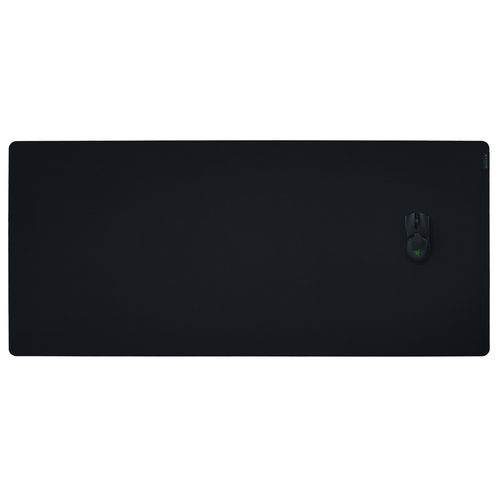 Razer Gigantus V2 3XL - Soft gaming mouse pad for fast gaming styles and optimal control (1200 x 550 x 4mm, textured micro-fabric fabric, non-slip rubber) black - RZ02-03330500-R3M1
