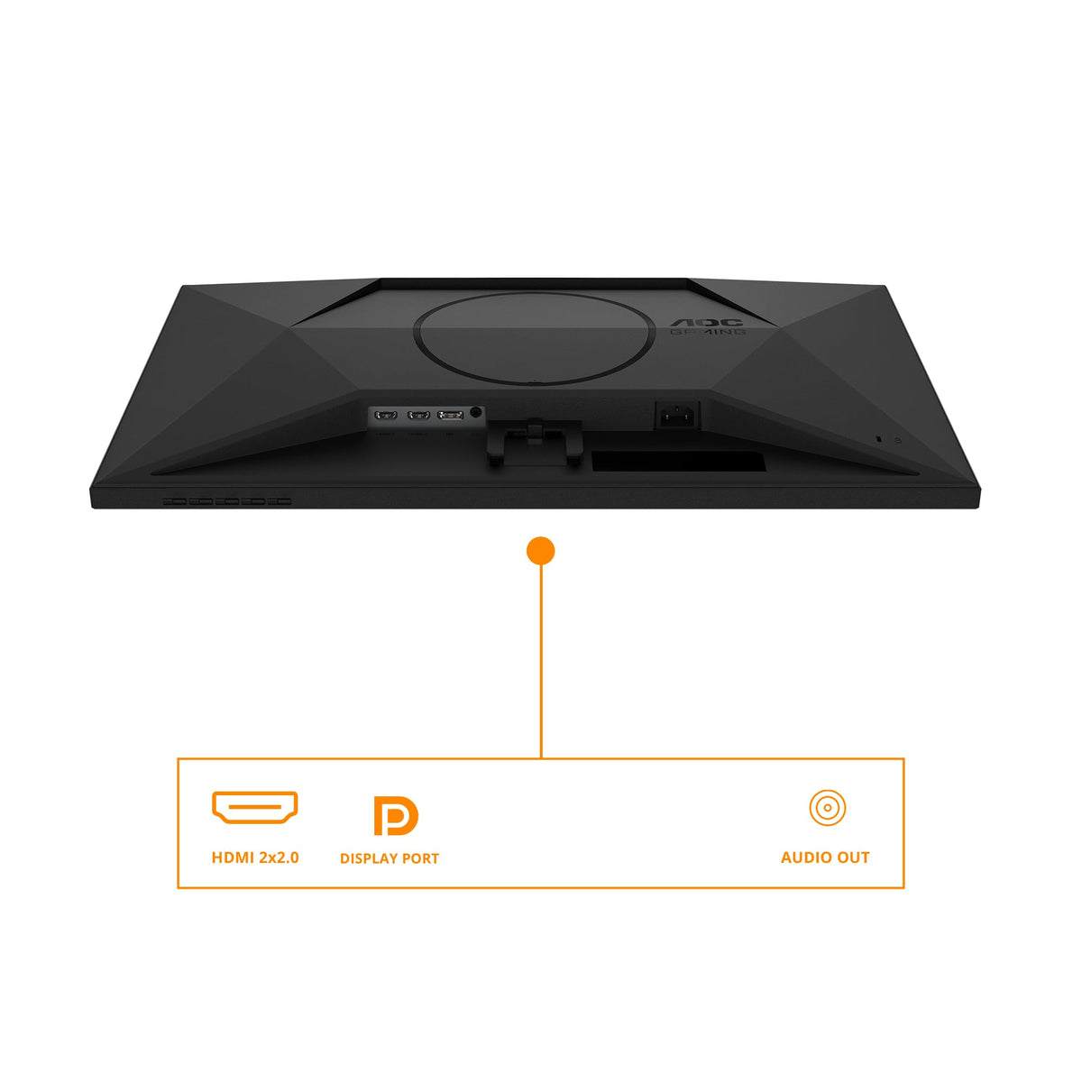 AOC 27G4XED Monitor de gaming de 27 inch FHD, 180Hz, panou Fast IPS, 1ms GtG, HDR10, compatibil G-Sync, difuzoare, (1920x1080 HDMI 2X 2.0 DP 1x 1.4) Negru - 27G4XED/01