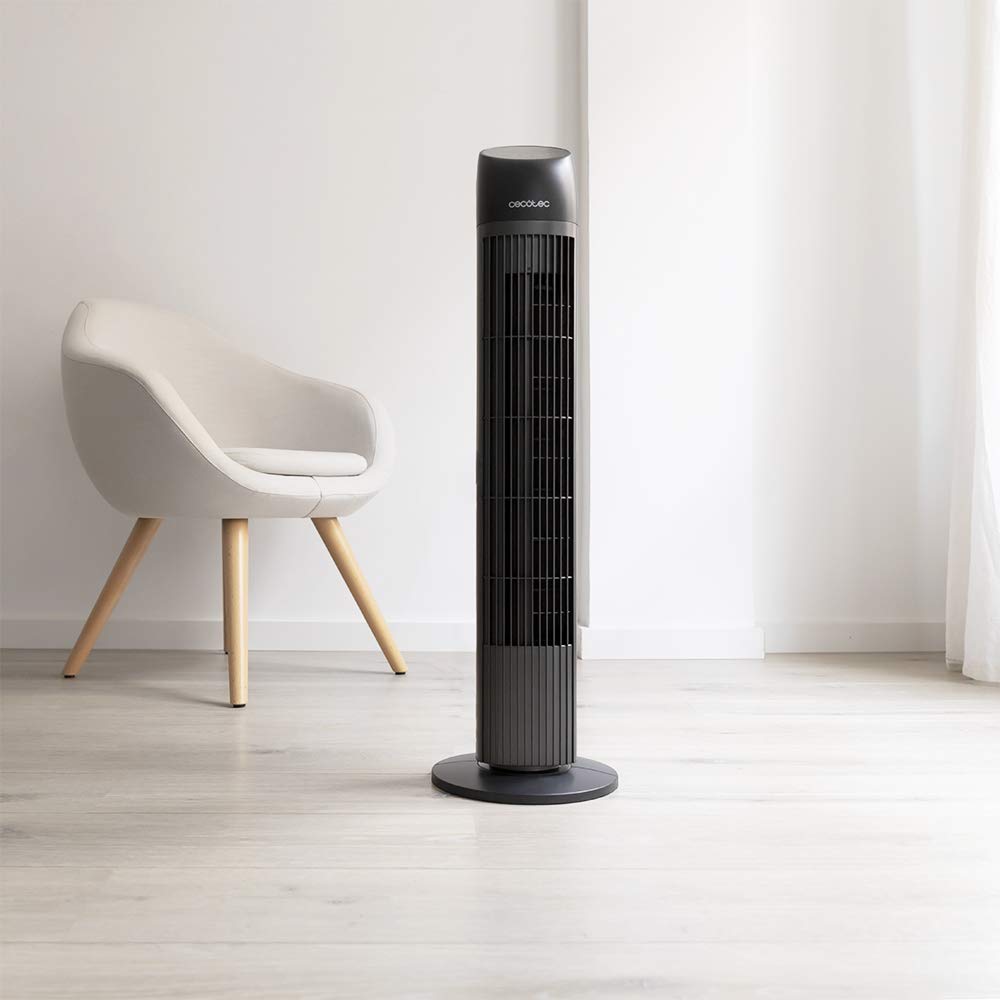 Cecotec tower fan with remote control and timer EnergySilence 8050 SkyLine Smart. 45W, Altra 33", copper motor, 3 speeds, oscillation, LED display - 05971