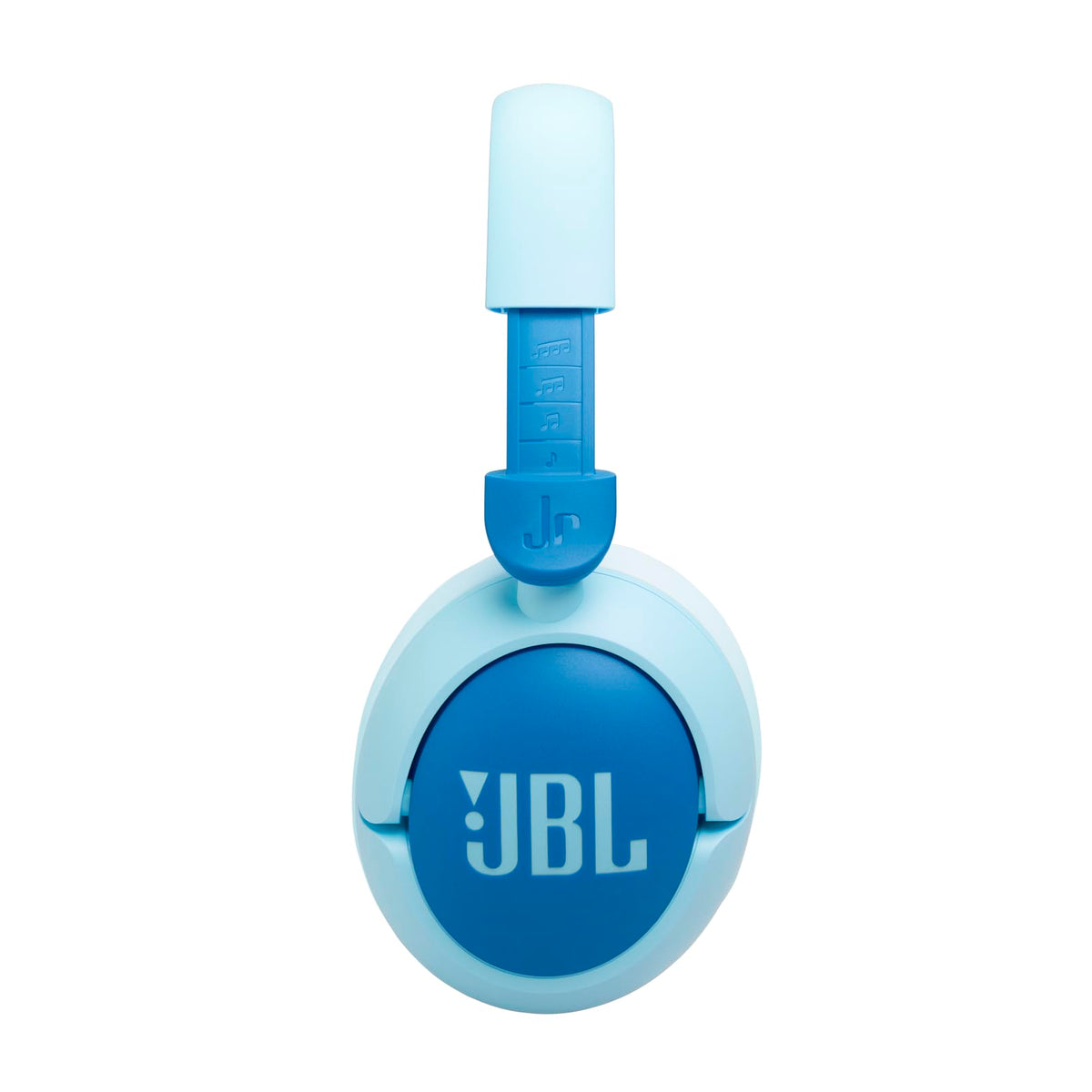 JBL Junior 470 NC, Wireless Over-Ear Bluetooth Headphones with Active Noise Cancelling for Kids, Microphone, 50 hours Playback, JBL Safe Sound, Low Volume, Easy Operation, and Stickers, Blue - JBLJR470NCBLU