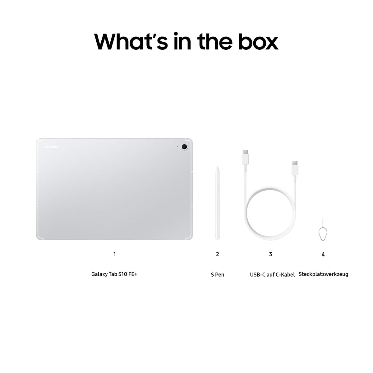 Samsung Galaxy S10 FE+ AI-Tablet, Tablet Android, 256 GB Speicher, 12 GB RAM, Display de 33,28 cm/13,1", Inclus S Pen, Wi-Fi, Autonomie lungă a bateriei, Silver, 36 luni garanție a producătorului [Exclusiv pe Amazon] - SM-X620NZSPEUB