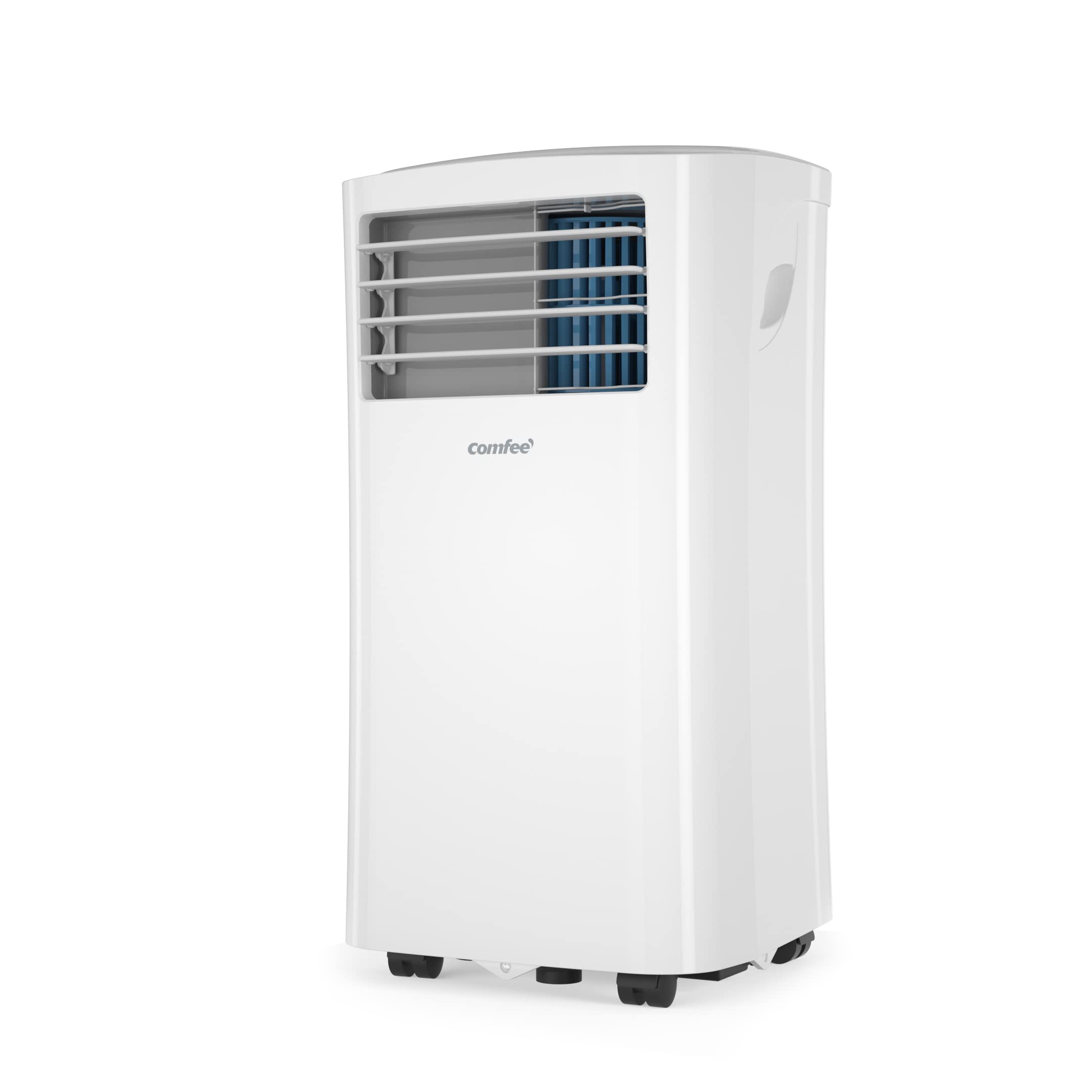 Comfee mobile air conditioner MPPH-09CRN7, 3-in-1 air conditioning with exhaust hose, cooling & dehumidification & ventilation, 9000 BTU, 2.6kW, for rooms approx. 80m³ (31㎡), EEK A