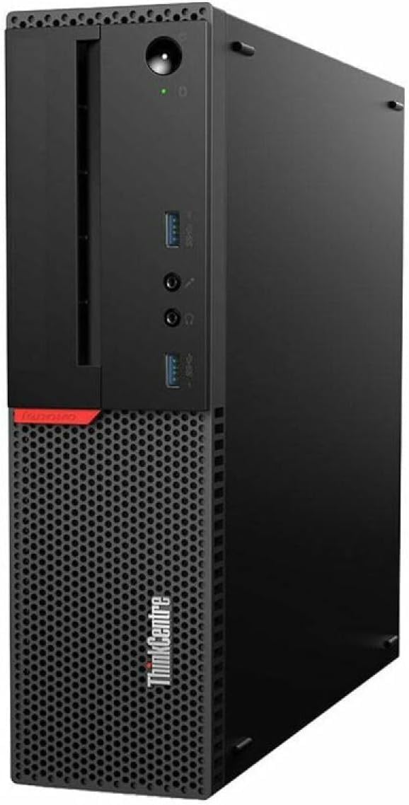 Lenovo ThinkCentre M800 SFF Desktop Computer, Intel Core i3-6100, 8GB RAM, 256GB SSD, WiFi, Bluetooth, US QWERTY Keyboard, Windows 11 Pro (Refurbished)