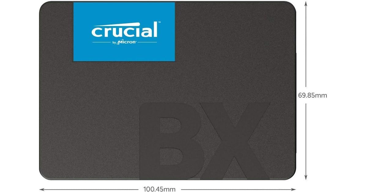 Crucial - Internal SSD - BX500 - 500 GB - 2.5 Inches (ct500bx500sd1) - CT500BX500SSD1