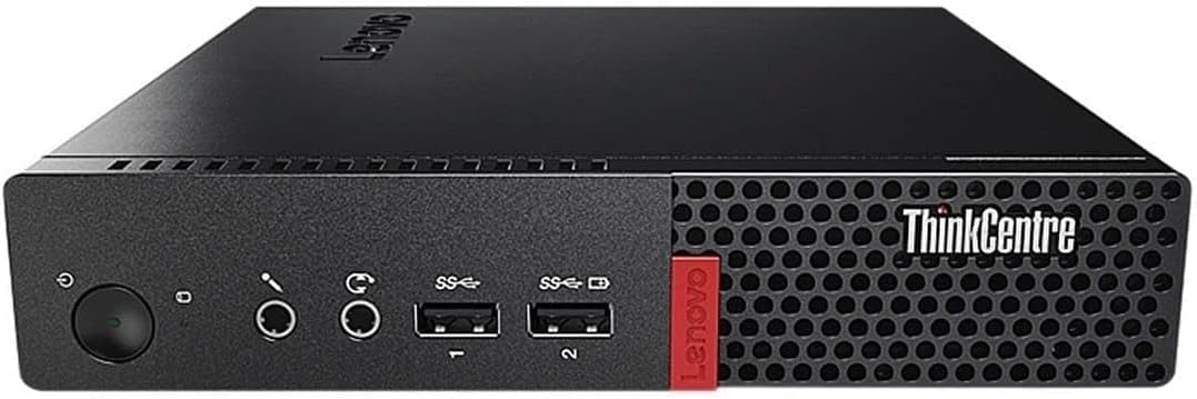 Lenovo ThinkCentre M910q Mini Desktop Computer PC, Intel Core i5-6500, 8 GB RAM, 256 GB SSD, US QWERTY Keyboard, WiFi, Bluetooth, Windows 11 Pro (Refurbished)