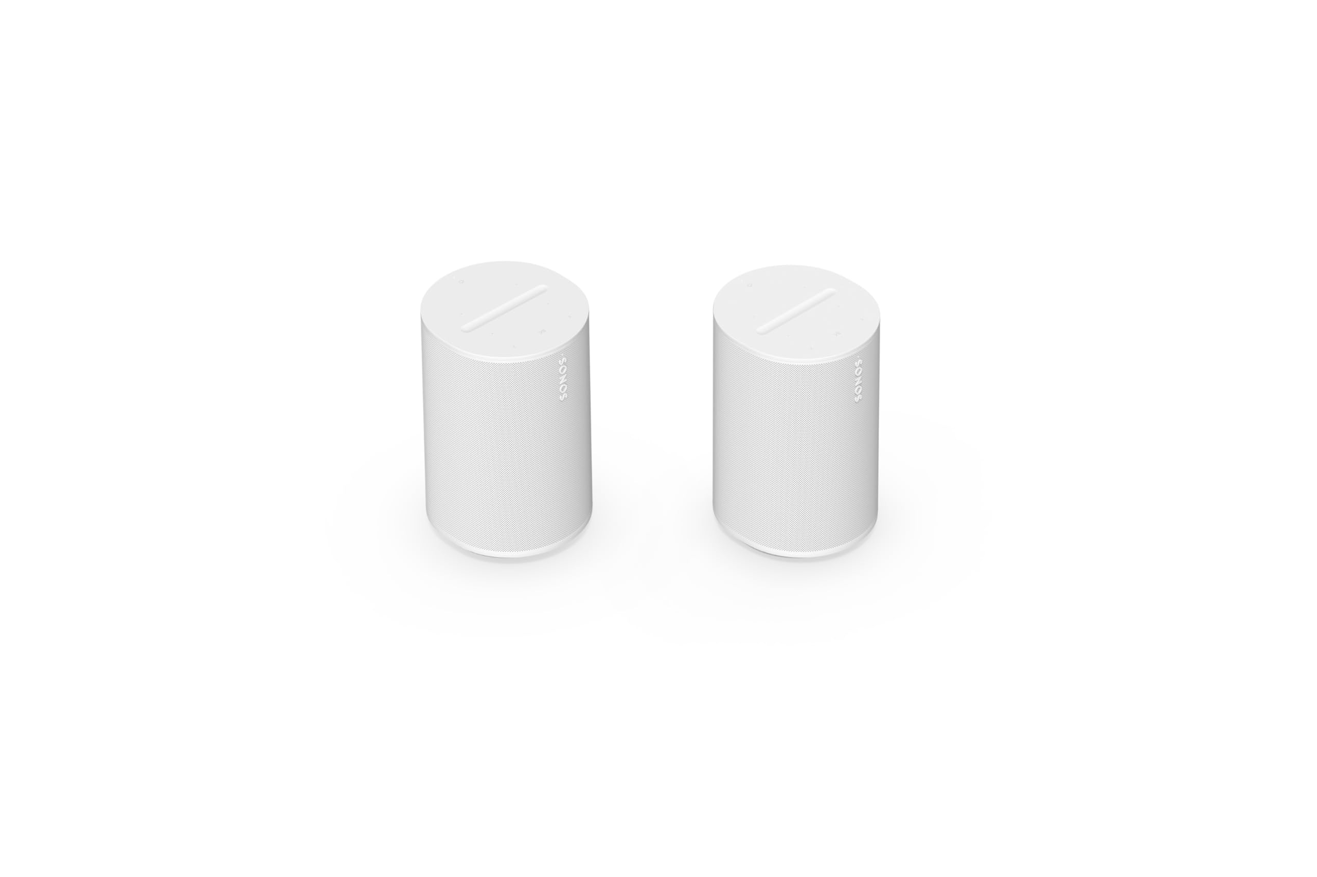 Sonos Era 100 | Smart Speaker with WiFi, Bluetooth, Compatible with Amazon Alexa - White (Pack of 2) - E10G1EU1