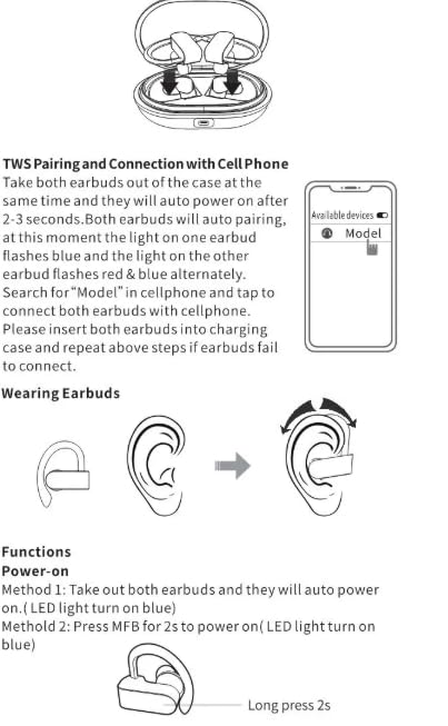 JBL Wave 200 TWS True-Wireless In-Ear Bluetooth Earbuds - White – Wireless earbuds with built-in microphone – Music streaming for up to 20 hours – Includes charging case - JBLW200TWSWHT