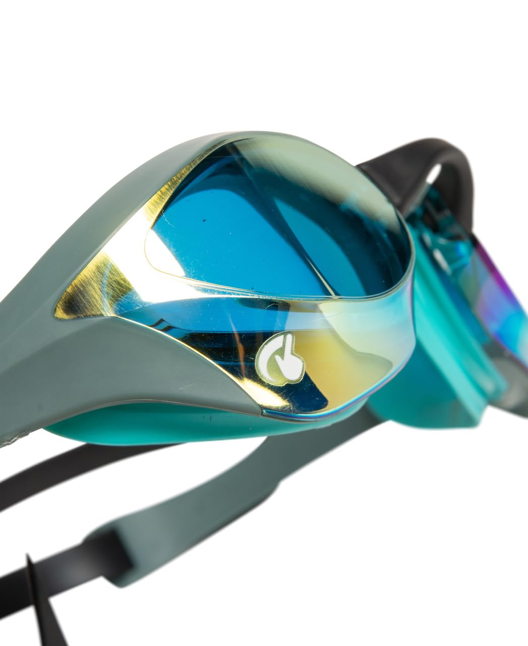 Arena Cobra Ultra Swipe Mirror Unisex Race Swimming Goggles for Adults, Diving Goggles with Curved Mirror Lenses, Anti-Fog, UV Protection, 5 Interchangeable Nose Bridges - 002507