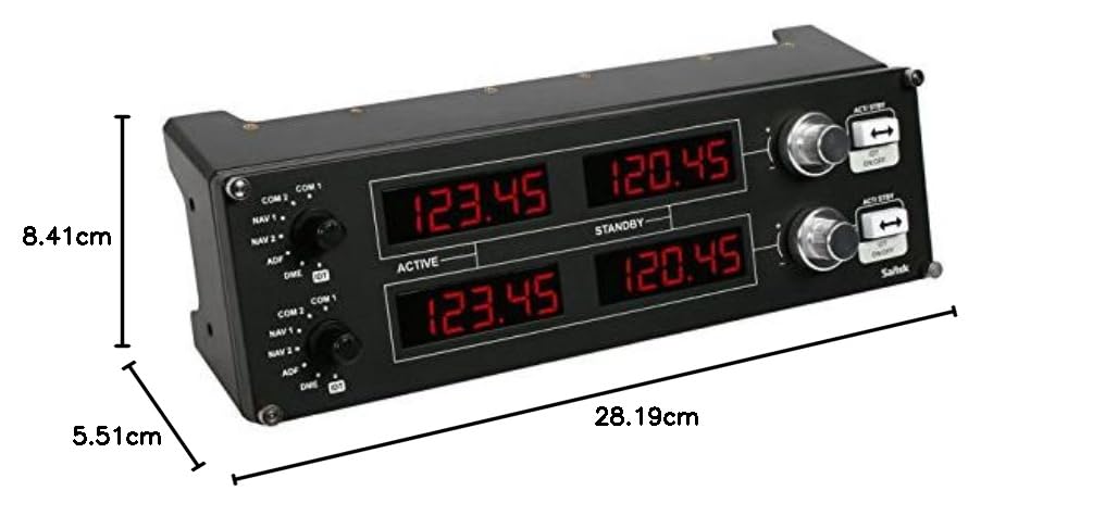 Logitech G Saitek Pro Flight Radio Panel - 945-000011
