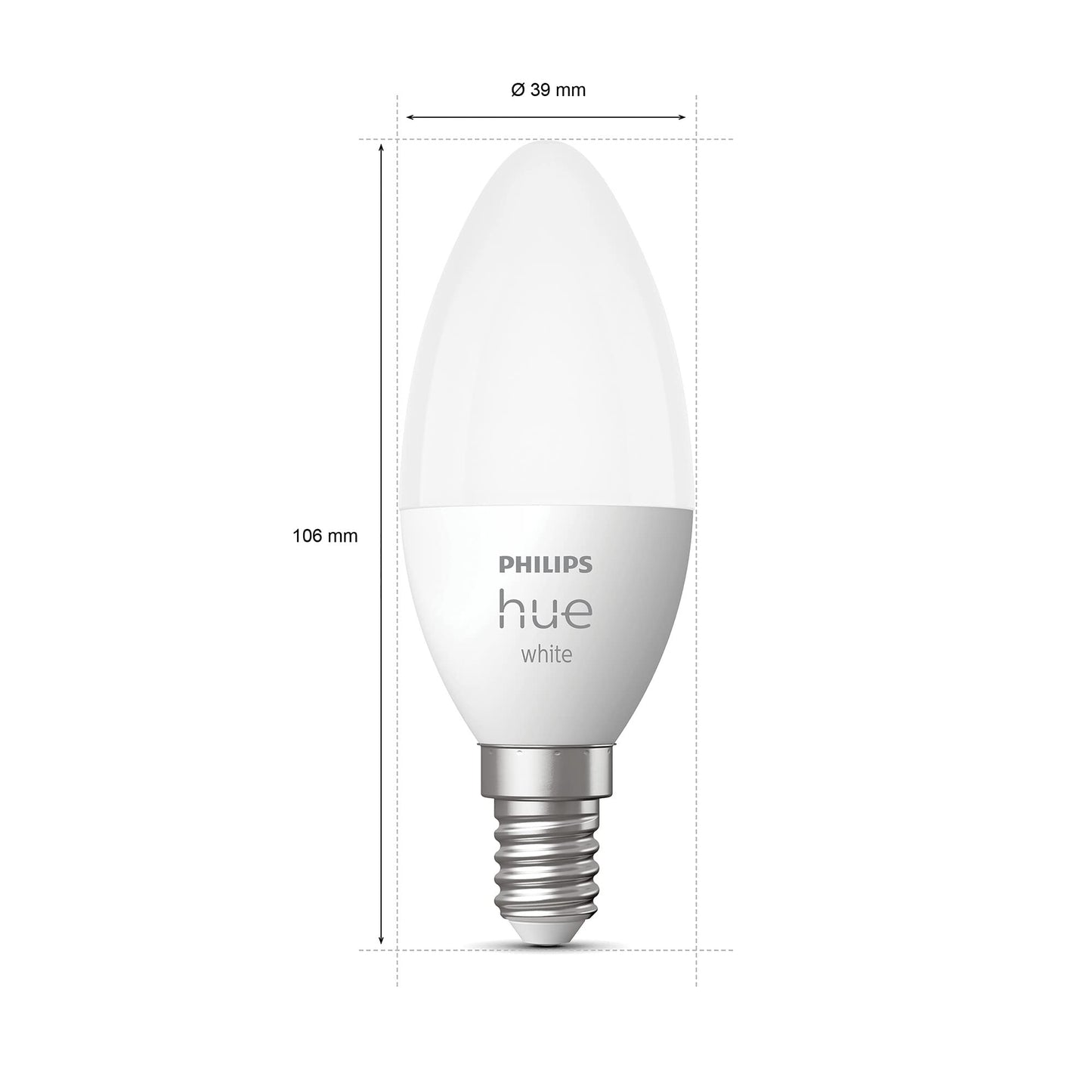 Philips Hue White Candle E14 (929003021101)
