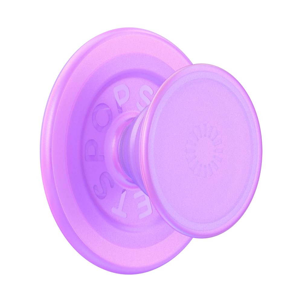 PopSockets Mobile Phone Grip for MagSafe, Magnetic Holder, Mobile Phone Stand, Pink - Opalescent Pink - 806892