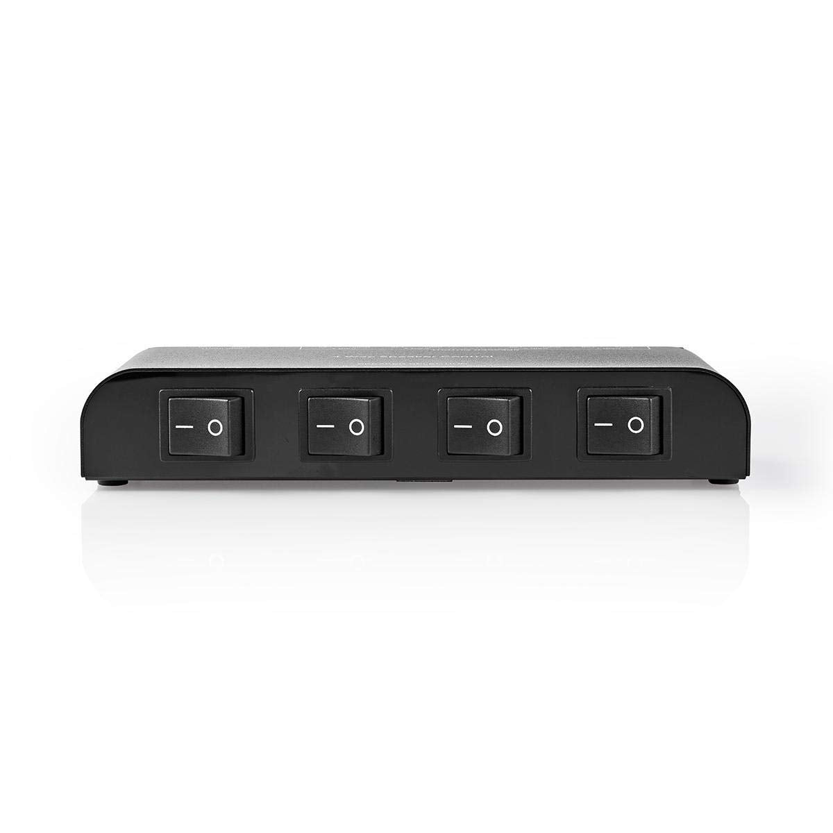 Nedis - Unități de control pentru difuzoare - 4 căi - Terminal de conectare - Negru - ASWI2604BK