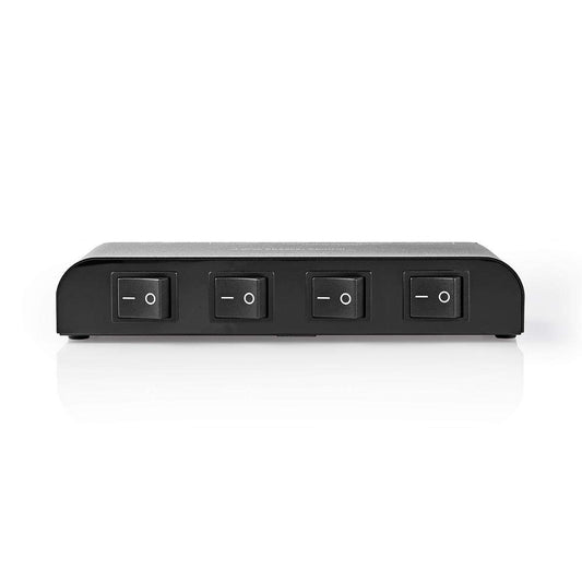 Nedis - Unități de control pentru difuzoare - 4 căi - Terminal de conectare - Negru - ASWI2604BK