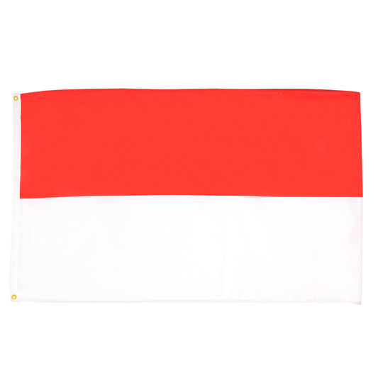 AZ FLAG - Monaco Flag - 250x150 cm - Large Monegasque Flag 100% Polyester with Brass Eyelets - 300g - K_137