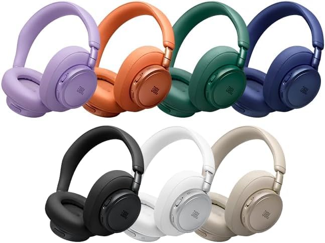 JBL Live 780NC Wireless Over-Ear Headphones with Noise Cancelling, Purple - JBLLIVE780NCPUR
