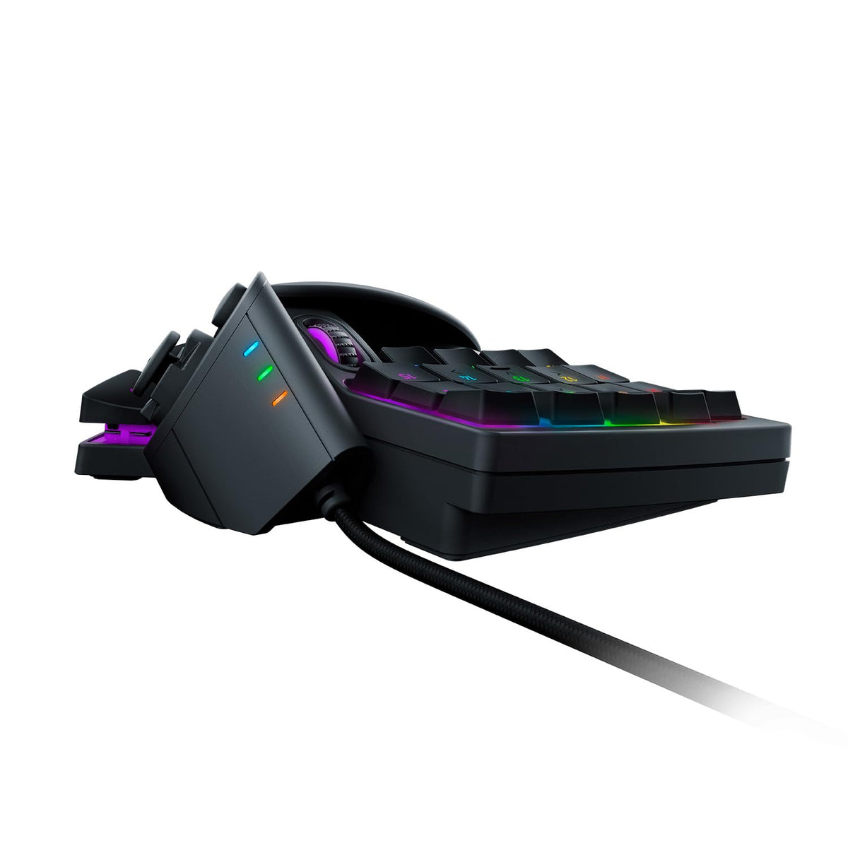 Razer Tartarus V2 - Tastatur de gaming (Gamepad cu taste mecha-membrană, 32 de taste programabile, thumbpad cu 8 direcții, suport pentru încheietura mâinii, Hypershift, iluminare RGB Chroma) Negru - RZ07-02270100-R3M1