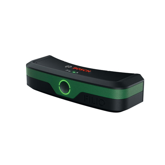 Bosch Filio Verificator de Nivel de Gaz (tehnologie cu ultrasunete, compatibil cu butelii de gaz din oțel și aluminiu de 200–350 mm, afișaj LED, indicator de stare a bateriei, prindere magnetică) - 0603684000