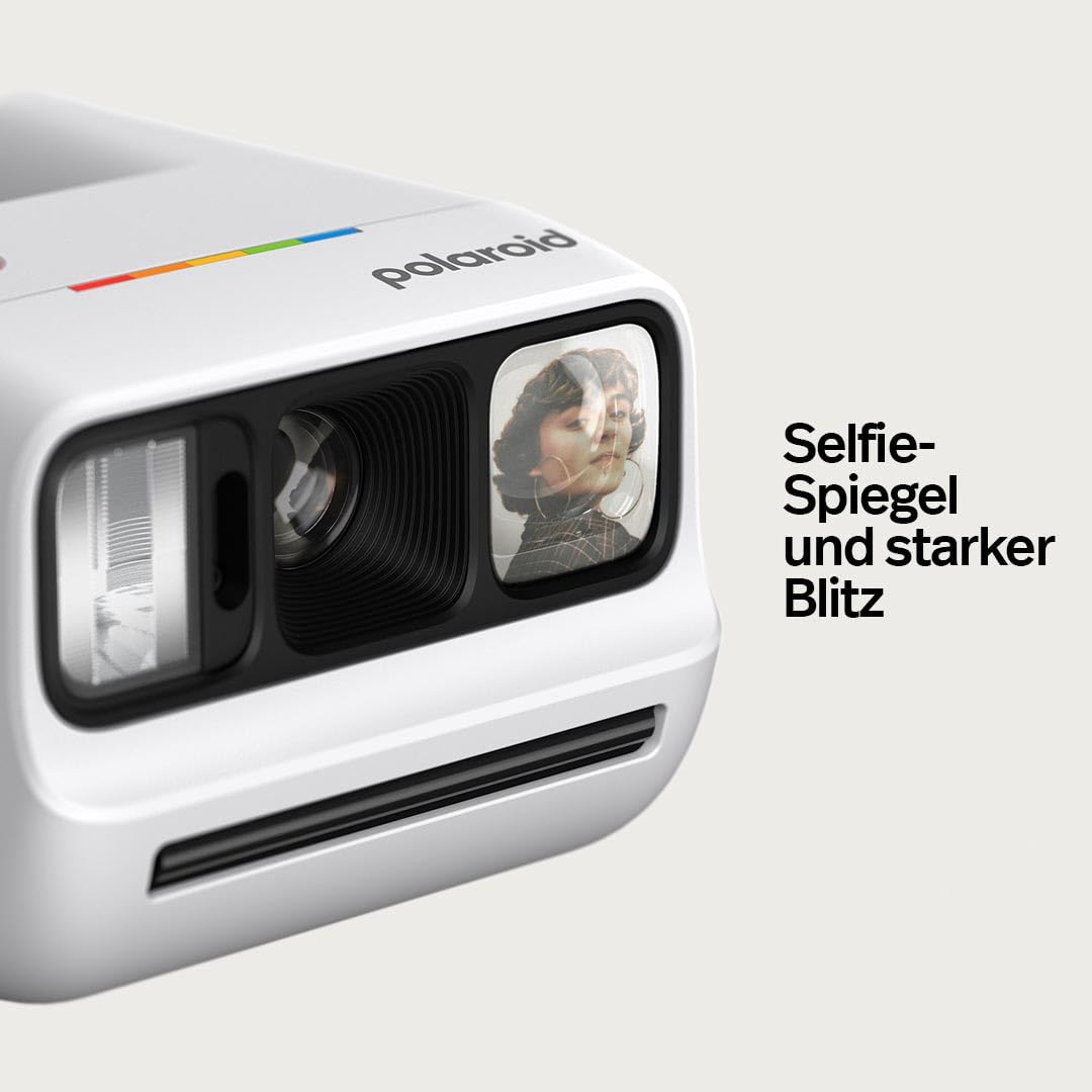 Polaroid - Bundle Instant Camera Go Gen 3 White + Go Color Film (16 Photos) - 006660