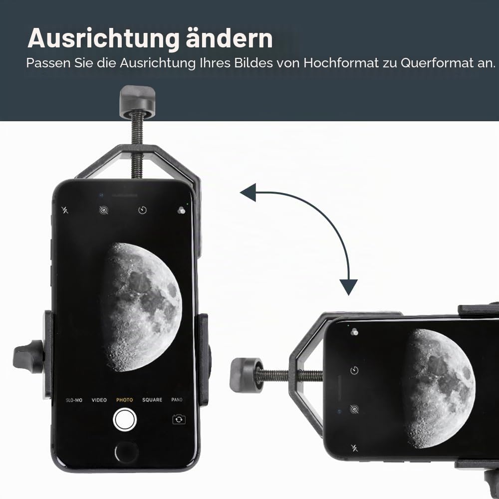Celestron 81037 Universal Digiscoping and Astroimaging Smartphone Adapter DX Kit with Bluetooth Remote - Connects Your Smartphone Camera to an Eyepiece to Capture Images and Video, Black