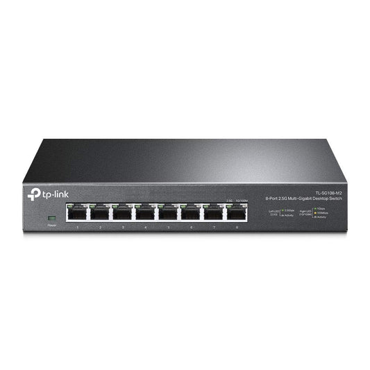 TP-Link TL-SG108-M2 8× 2.5 Gigabit Ports Ethernet LAN Switch (Plug and Play