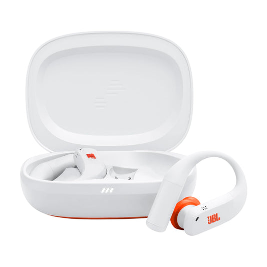 JBL Endurance Peak 4 Wireless Sports Earphones with Noise Canceling, White - JBLENDUPEAK4WHT