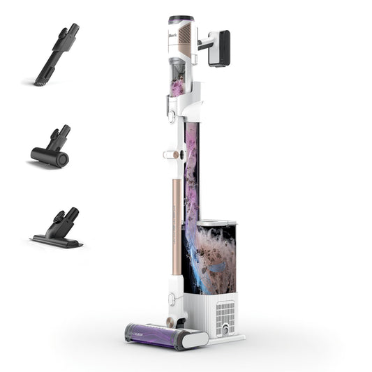Shark Detect Clean & Empty Cordless Vacuum Cleaner, DirtDetect, White IW3612EUT