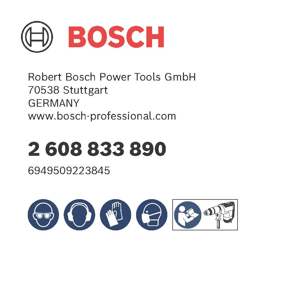 Bosch 10x PRO SDS plus-5X burghiu cu ciocan, 5 x 100 x 160 mm, 10-piese - 2608833890