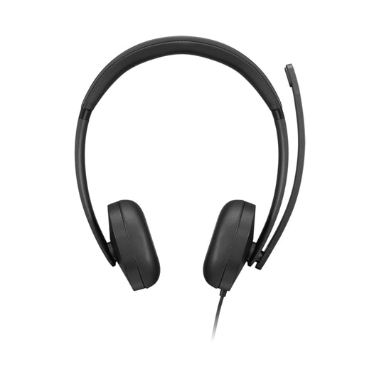 Lenovo 5000 - Headset - On-Ear - wired - USB-C - Black - Certified for Microsoft Teams - 4XD1R88995
