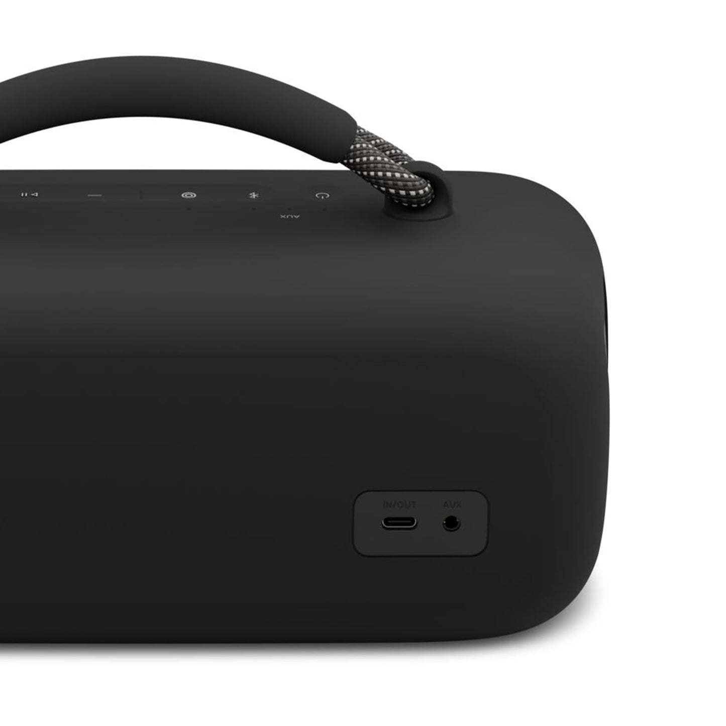Bose portable SoundLink Max speaker, large portable Bluetooth boombox with battery, waterproof speaker boxes, up to 20h battery life, USB-C, integrated 3.5 mm AUX input, black - 883848-0010