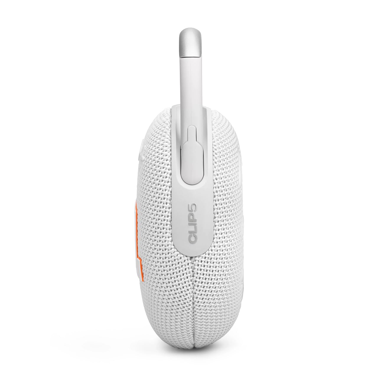 JBL Clip 5 - Gray - Portable Bluetooth speaker box with JBL Pro Sound, deep bass and playtime boost function - Waterproof and dustproof - 12 hour runtime - JB.JBLCLIP5WHT