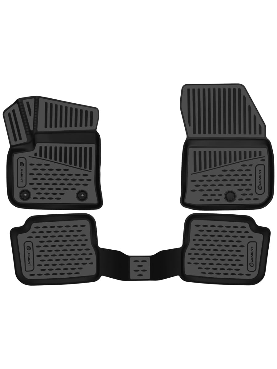 Element 3D rubber mat set suitable for Jeep Avenger | ONLY FITS ELECTRIC! | 2023 - Today | 100% custom-fit car floor mats, rubber car mats, rubber car floor mats, car rubber mats - EXP.ELEMENT3DA70351210k