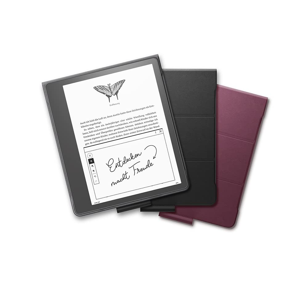 Amazon Kindle Scribe Flip Case with Magnetic Attachment | Slim protective case | Premium leather - 53-100077