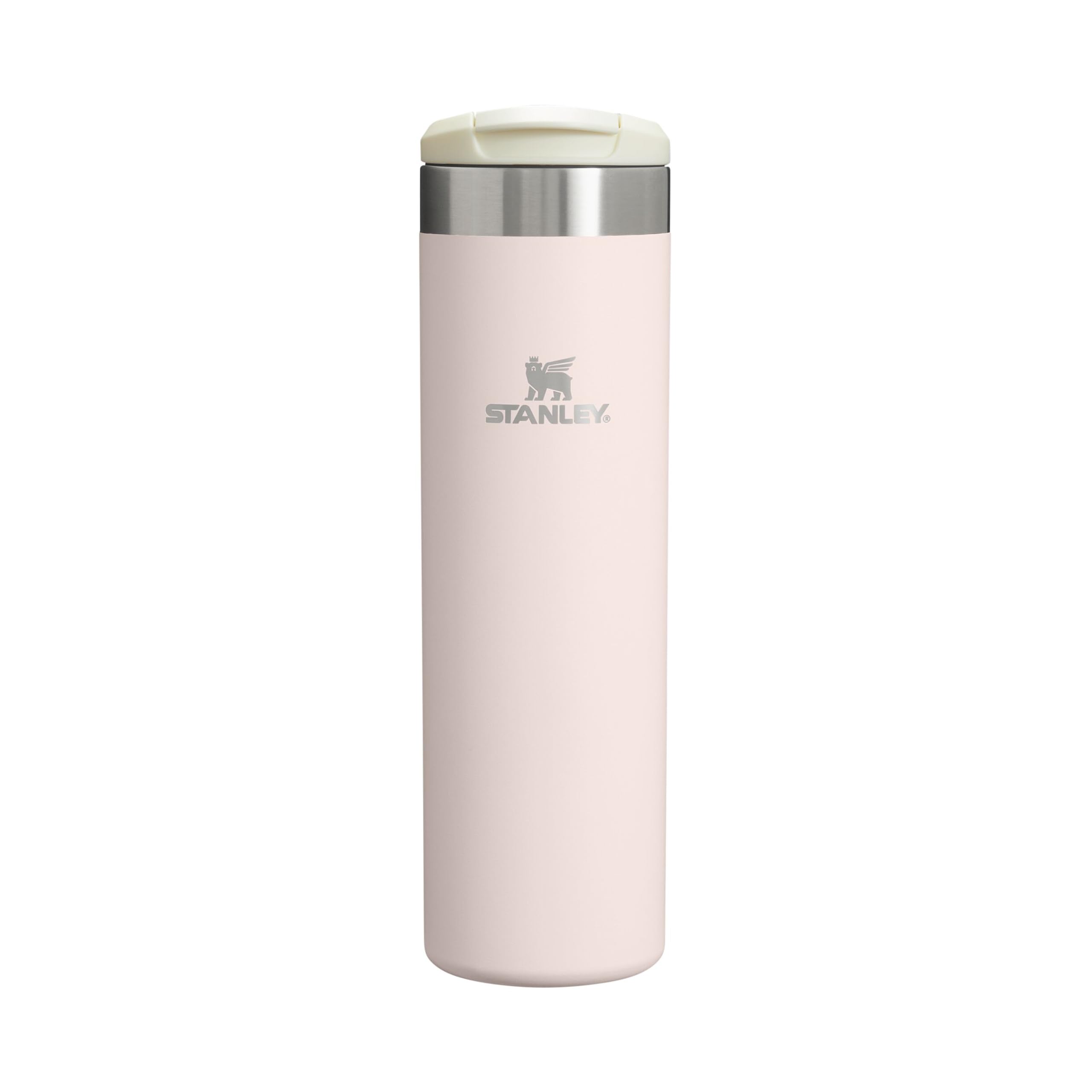 Stanley 1913 Aerolight Transit Thermo Mug 0.6L - Keeps Hot for 6 Hours - Dishwasher Safe - Coffee Mug To Go Leak-Proof - Compatible with Common Car Drink Holders - Thermos Flask - Rose - 100000107878