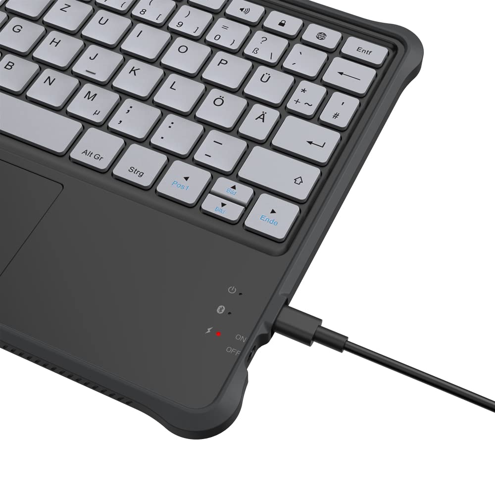 Made for Amazon Kids Black Wireless Bluetooth Keyboard for Fire HD 10 Kids and Kids Pro Tablets - KAW0004