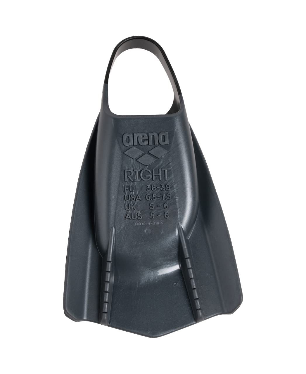 Arena Unisex Adult POWERFIN PRO II Fins, Black, 42-43 - 006151-100-9.5-10.5