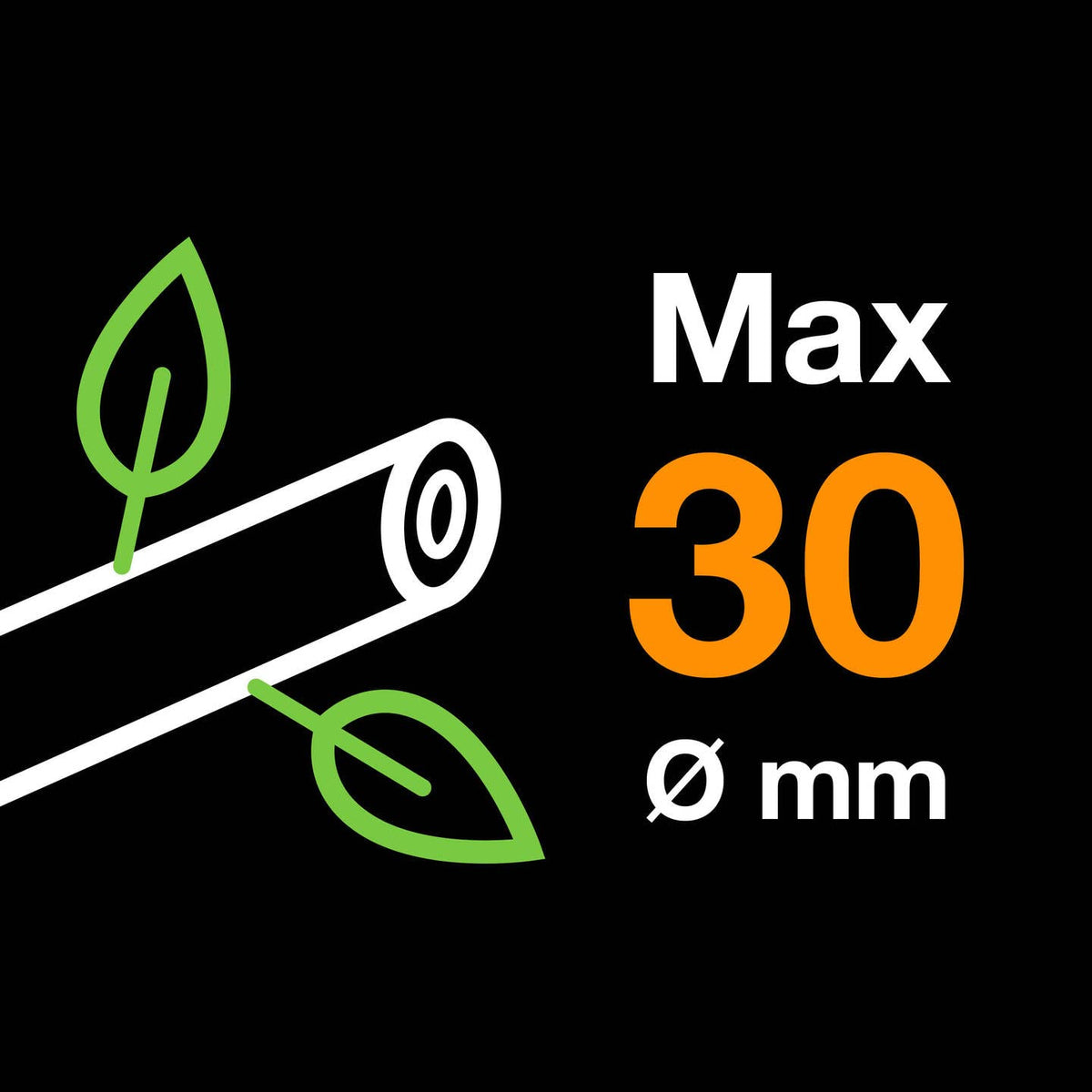 Fiskars PowerGear II Bypass - Foarfeca cu transmisie pentru lemn proaspăt, cu strat antiaderent, din oțel de precizie călit, negru/orange, 1001555 L72 (ramură 2,8 cm)
